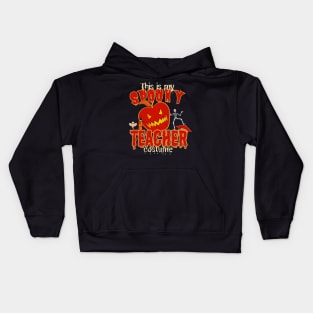 This is my Spooky Teacher-Halloween Kids Hoodie